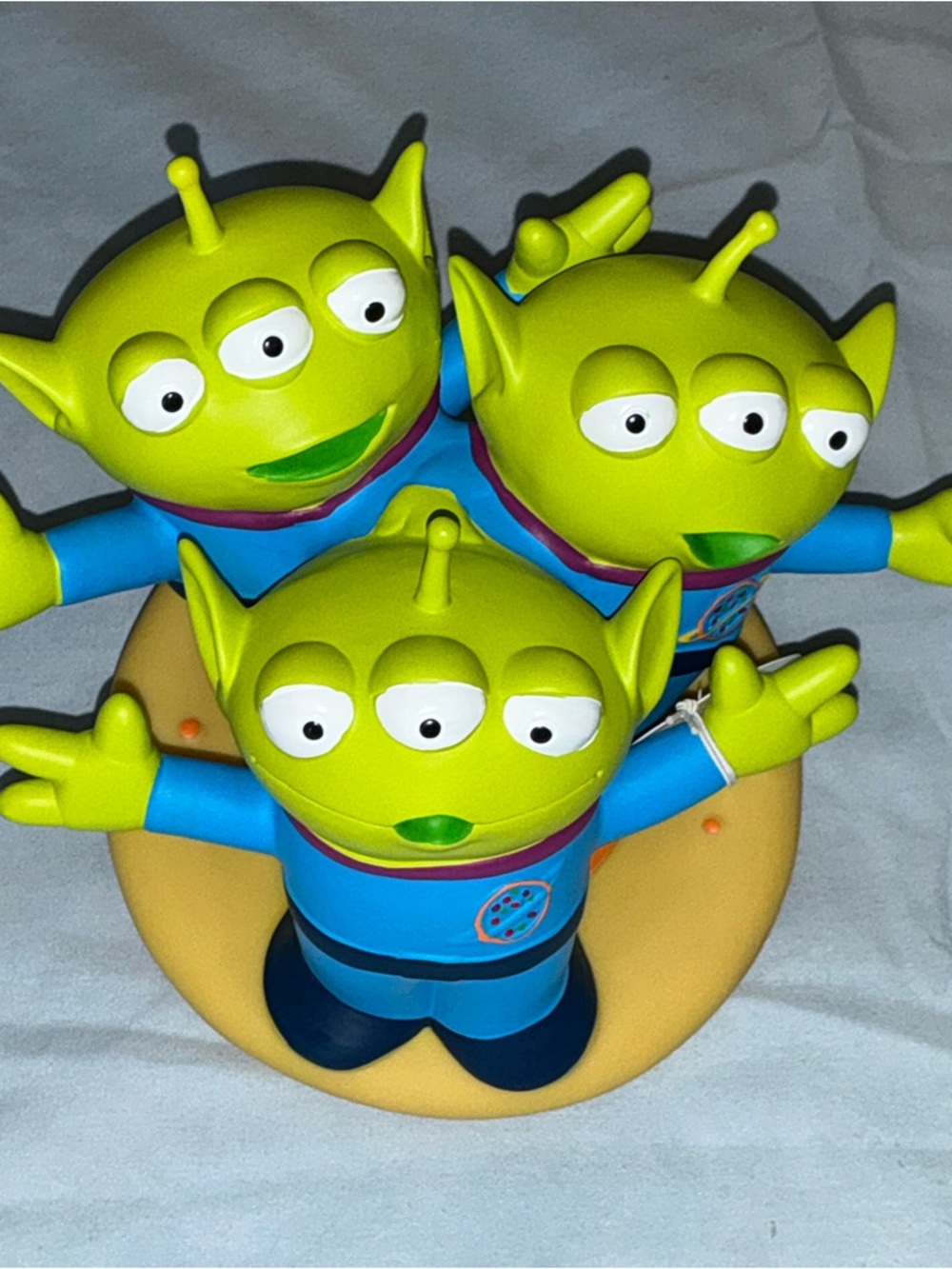 The Claw Green Alien Toy Coin Bank Blue Outfit Standing - Picture 6 of 16